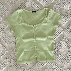 brandy melville button top